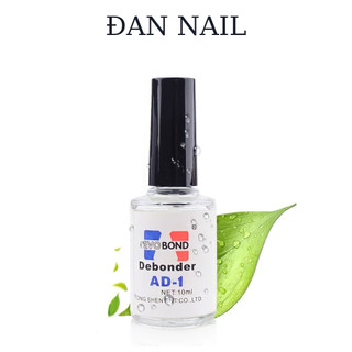 Nước sáng đá tháo móng giả AD-1 2 trong 1 gỡ móng nail 10ml