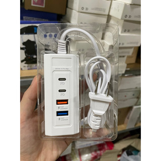 Ổ Cắm Điện Thông Minh Sạc Nhanh 4 Cổng USB Type C, Ổ Cắm Sạc Điện Thoại Sạc Nhanh 20W An Toàn, Tiện Dụng - T2K Shop