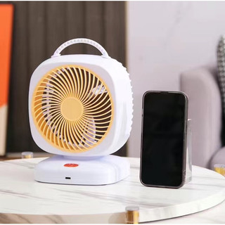 Quạt Tích Điện Mini Sạc Pin USB Nhỏ Gọn, Quạt Tích Điện Mini Để Bàn, Quạt Tích Điện Mini Cầm Tay 3 Chế Độ Gió