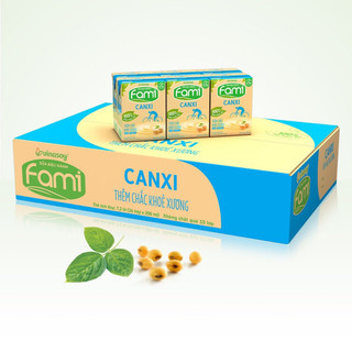 1 thùng sữa đậu lành fami canxi