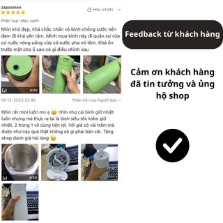 Ấm siêu tốc Mini Tự ngắt khi sôi 420ml, Bình siêu tốc kiêm giữ nhiệt 2-3h, đun sôi, giấu dây tiện lợi, pha sữa, pha trà