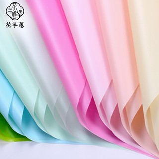  Giấy gói hoa bóng mờ 2 mặt 1 màu sang phối hoa cực xinh