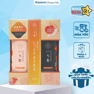 Combo dầu gội và dầu xả kracie ichikami dưỡng ẩm phục hồi tóc hư tổn