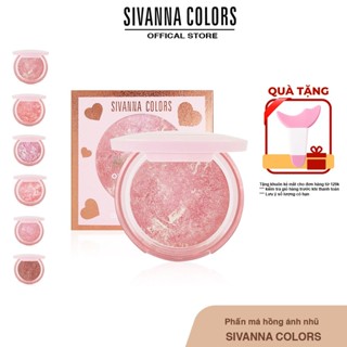 Phấn má hồng Sivanna Colors Obsession Blush Thái lan mềm mịn bắt sáng tốt lâu trôi HF8104