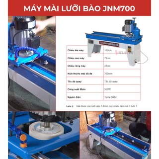 Máy mài lưỡi bào JNM700 - 1 cái - mài lười bào dài toi da 70cm - hành trình dai 1m