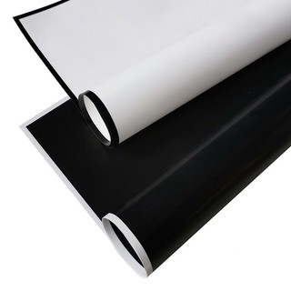20 Tờ Giấy gói hoa mika viền đen , trắng không thấm nước 60*60cm giấy bó hoa sang chảnh, Trang trí chụp ảnh