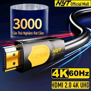 Cáp HDMI 2.0 Tròn Dẻo Chính Hãng  Hỗ Trợ Full 4K*60Hz NYT HAN101 - BH 12T Đổi Mới