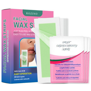  HỘP 30 Miếng dán tẩy lông mặt - Wax ria mép lông nách Lông ngón tay chân tặng kèm 3 miếng giấy lau 