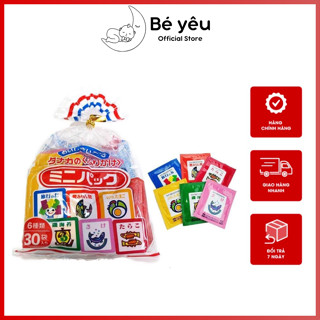  Bé ăn ngon - Gia vị rắc cơm Tanaka Nhật Bản 6 vị 30 gói 