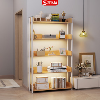 Kệ đa năng khung thép d25 sơn tĩnh điện cao cấp mặt gỗ phủ melamin thương hiệu sohja - gm127