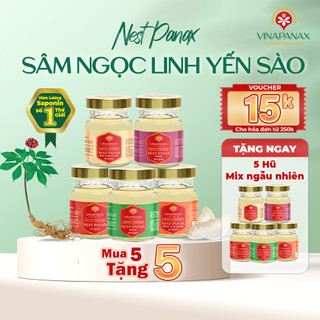  Sâm Ngọc Linh Yến sào Khánh Hòa 35% Nest Panax hỗ trợ ngủ ngon, bồi bổ cơ thể (hũ 70ml)
