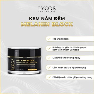 Kem nám đêm hỗ trợ mờ nám da, tàn nhang, xạm da & dưỡng da trắng sáng lycos 20g