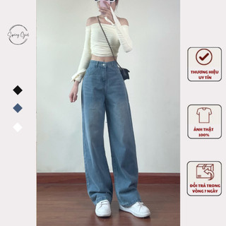 Quần jeans nữ ống rộng ullzang Spring 240/P3K2