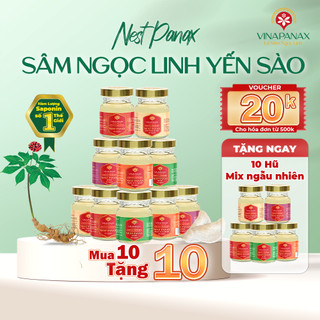  Sâm Ngọc Linh Yến sào Khánh Hòa 35% Nest Panax hỗ trợ ngủ ngon, bồi bổ cơ thể (hũ 70ml)