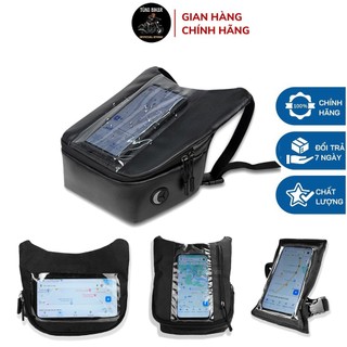 Túi Treo Đầu Xe Máy SIMILI Chống Nước Dùng Được Cảm Ứng, Xem Bản Đồ, Có Sạc, Đựng Đồ, Đi Phượt, Chạy Grab, Ship Hàng