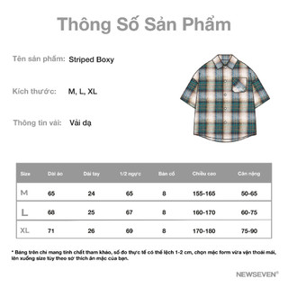 Áo sơ mi NEWSEVEN Striped Boxy SM.314