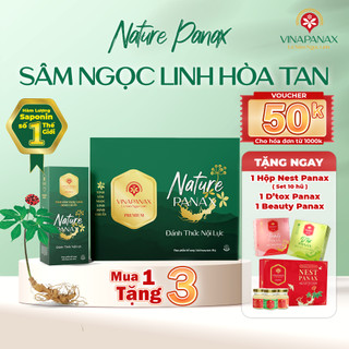  Bột uống Sâm Ngọc Linh Nature Panax giảm căng thẳng, tăng cường sức đề kháng (15 gói x 10g)