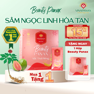  Bột uống collagen Sâm Ngọc Linh Beauty Panax hỗ trợ đẹp da (Hộp 15 gói x 10g)