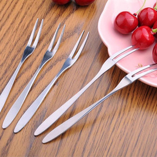 Nĩa ăn trái cây bằng thép không gỉ giá sỉ, dĩa inox ăn hoa quả tiện lợi