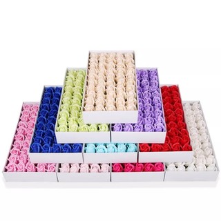 ⚡FREE SHIP⚡ Hoa hồng sáp 3 lớp 1 hộp 50 đầu bông
