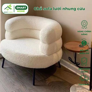 Ghế sofa lười nhung cừu BOBO ghế trang điểm Bọt biển dễ thương cô gái phòng ngủ/SmartHomes