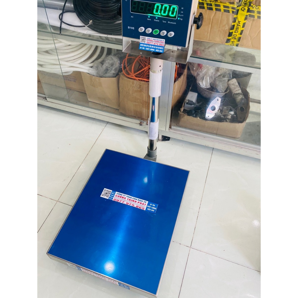 CÂN BÀN ĐIỆN TỬ B19 300KG  Model: B19 - KT BÀN 40X50CM (200KG/0.02KG)