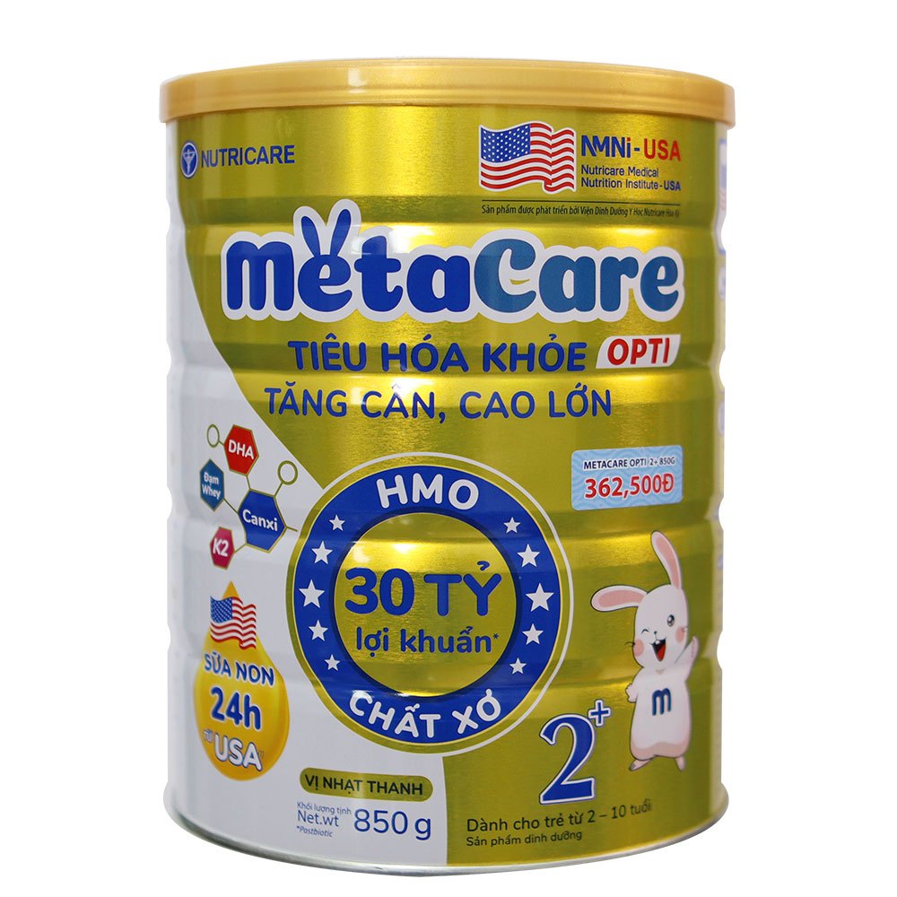Sữa bột MetaCare Opti/Gold số 2+ 900g [Date 2026]