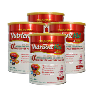 Combo 4 Lon Sữa Nutrient Kid Plus 1, 2 700g [Date 2027]