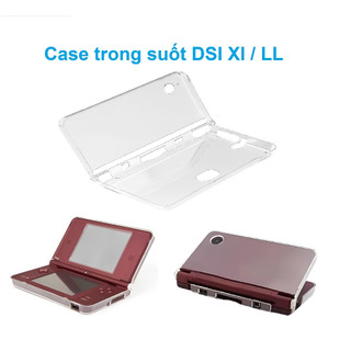 Case ốp trong suốt bảo vệ máy game dsi xl ll - nintendo dsi xl / ll