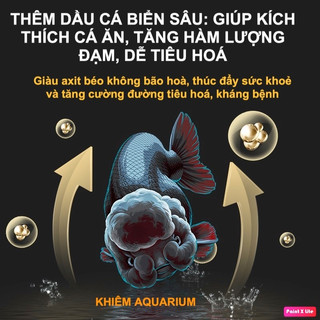 Thức ăn vỗ béo cho cá vàng JIZHEN 54% đạm