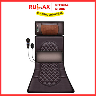 Gối Massage, Đệm Massage Toàn Thân Đa Điểm Rung RULAX, Hồng Ngoại Cao Cấp Phiên Bản 2023 - BH 12 Tháng + Đ.kh TIẾNG VIỆT