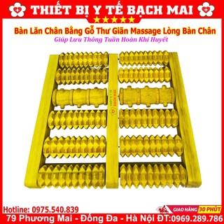 Bàn lăn chân massage bằng gỗ tự nhiên bấm huyệt thư giãn hiệu quả