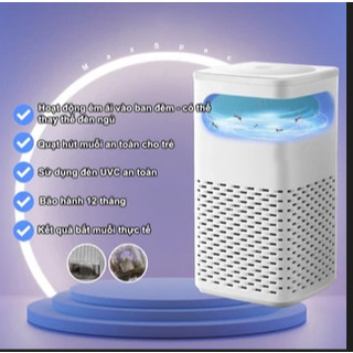 Đèn bắt muỗi-máy bắt muỗi diệt côn trùnġ thông minh kiêm đèn ngủ hình trụ vuông