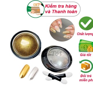 Bột tráng gương vàng bạc quốc dân tặng kèm cọ tán