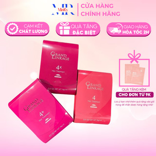 Kem dưỡng Collagen suôn mượt dùng tại nhà Milbon Grand Linkage Hair Treatmen 4x9g | Dưỡng ẩm cho tóc | HAIRSHOP MINRY