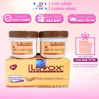 Cặp duỗi tóc Lavox Professiona dùng cá nhân tại nhà dành cho mọi loại tóc 140mlx2, giúp tóc thẳng mượt | HAIRSHOP MINRY