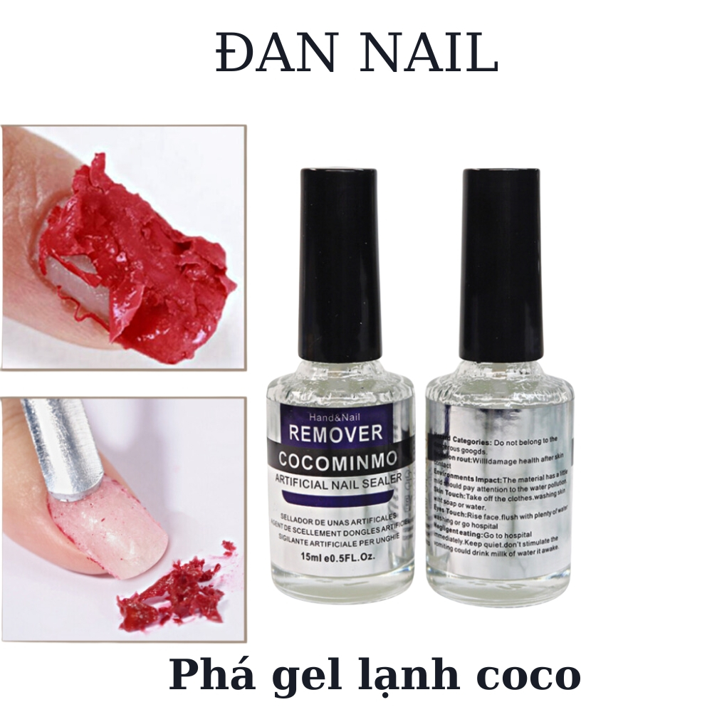 Nước phá sơn gel lạnh Coco, gel phá móng 15ml