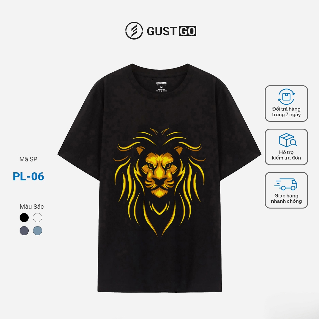 Áo Thun GUSTGO in hình 3D phong cách trẻ trung - thoáng mát