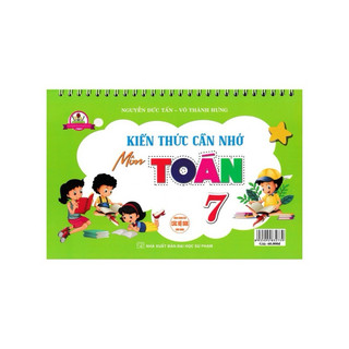 Sách -bộ lịch kiến thức cần nhớ môn toán 7