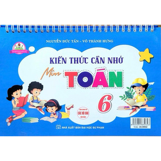Sách -bộ lịch kiến thức cần nhớ môn toán 6