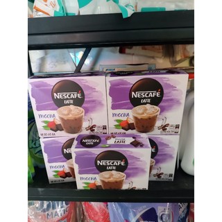 Combo 5 Hộp Cà phê hòa tan Nescafé Latte sữa hạt vị sôcôla_vị hạnh nhân _vị hạt phỉ date mới