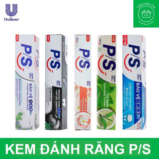  KEM ĐÁNH RĂNG P S TRÀ XANH  MUỐI HỒNG  BAKING SODA  CHARCOAL 230G 