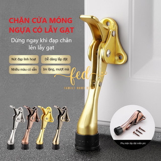 Chặn cửa móng ngựa có lẫy gạt chống va đập cửa ở bất kì vị trí nào tiện dụng-Chặn cửa móng ngựa có lẫy gạt chống va đập