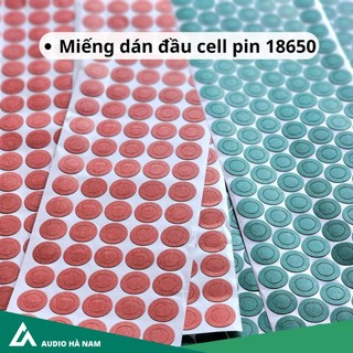 Miếng dán đầu cell pin 18650