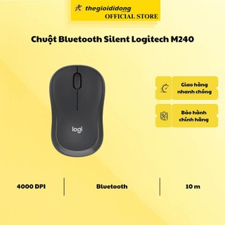 Chuột bluetooth silent logitech m240 4000 dpi - hàng chính hãng