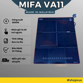 Bếp từ đơn mifa va11 công suất 3000w đun liu riu - nhấn giữ 3s mở nguồn