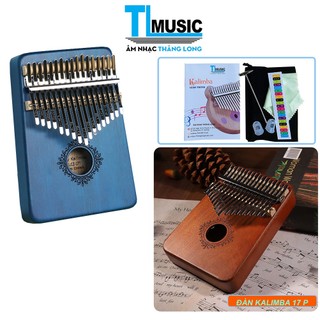 KA04 Đàn Kalimba 17 Phím - Đàn Kalimba Thumbs Piano Sử Dụng Ngón Tay TẶNG KÈM Búa Chỉnh Âm, Giấy Dán Nốt, Túi đựng..