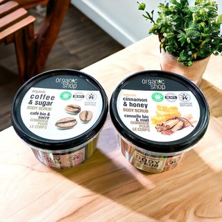 Kem tẩy da chết thân body Organic Shop 250ml (dạng hộp)