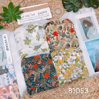 Đầm Maxi 2 Dây Hoa Nhí Cổ Vuông