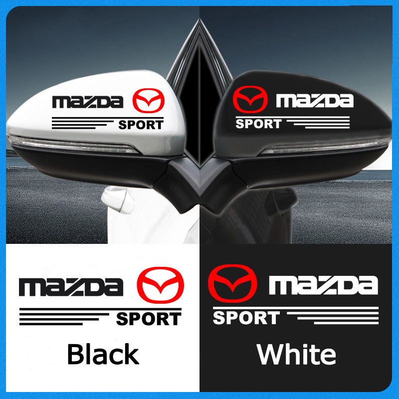 Tem dán gương chiếu hậu ô tô Mazda
